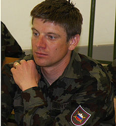 Janez Marič in military uniform.jpg